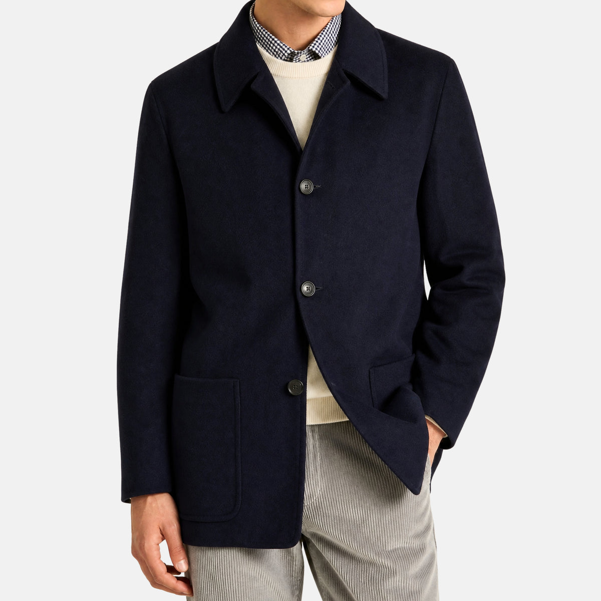Kiton Navy Jacket made of Cashmere (EU 50) – pre-owned | Sanpetuna