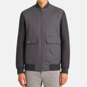 Loro Piana Black Vila Gift of Kings Wool Bomber – pre-owned luxury menswear at Sanpetuna