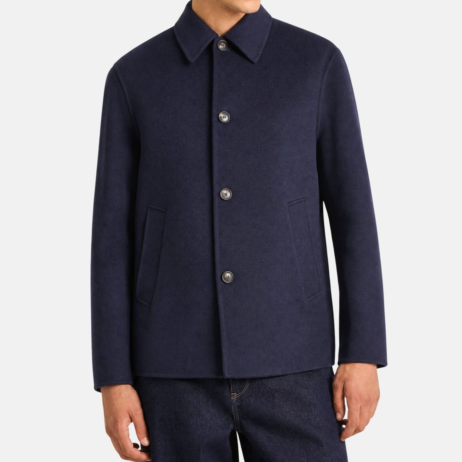 Loro Piana Cashmere Royal Ali Blouson Navy