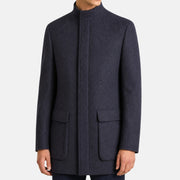 Loro Piana Cashmere Voyager Coat Navy