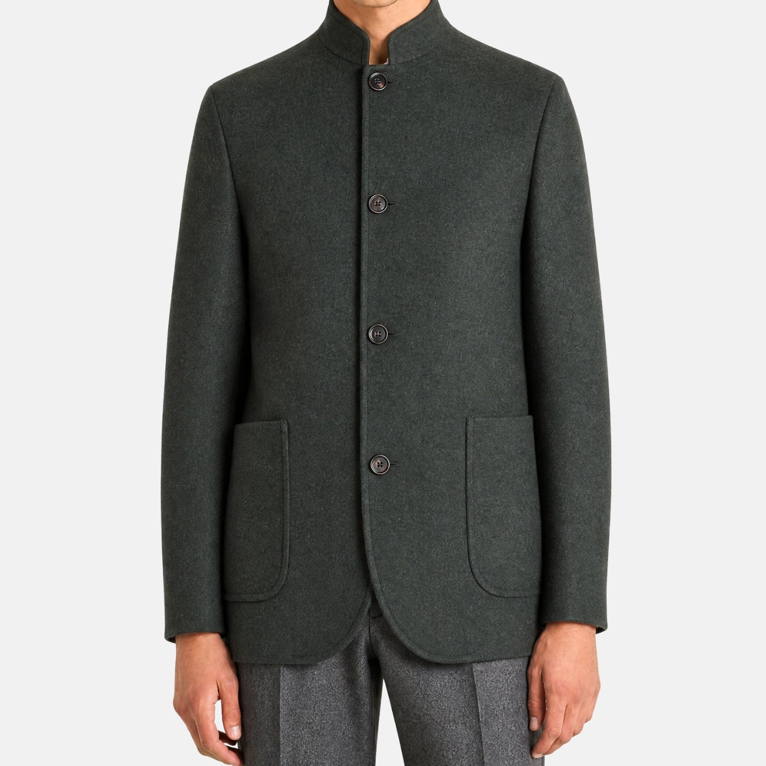 Green "Spagna" Cashmere Jacket (EU 50/52/54)