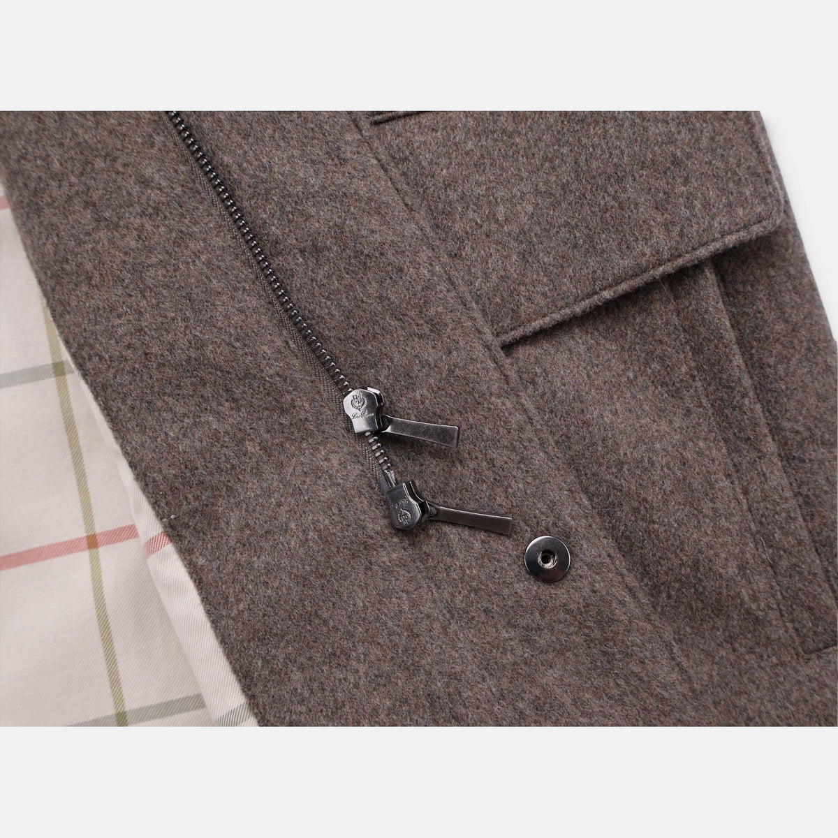 Loro Piana Cashmere Traveller Parka Taupe (EU 52)