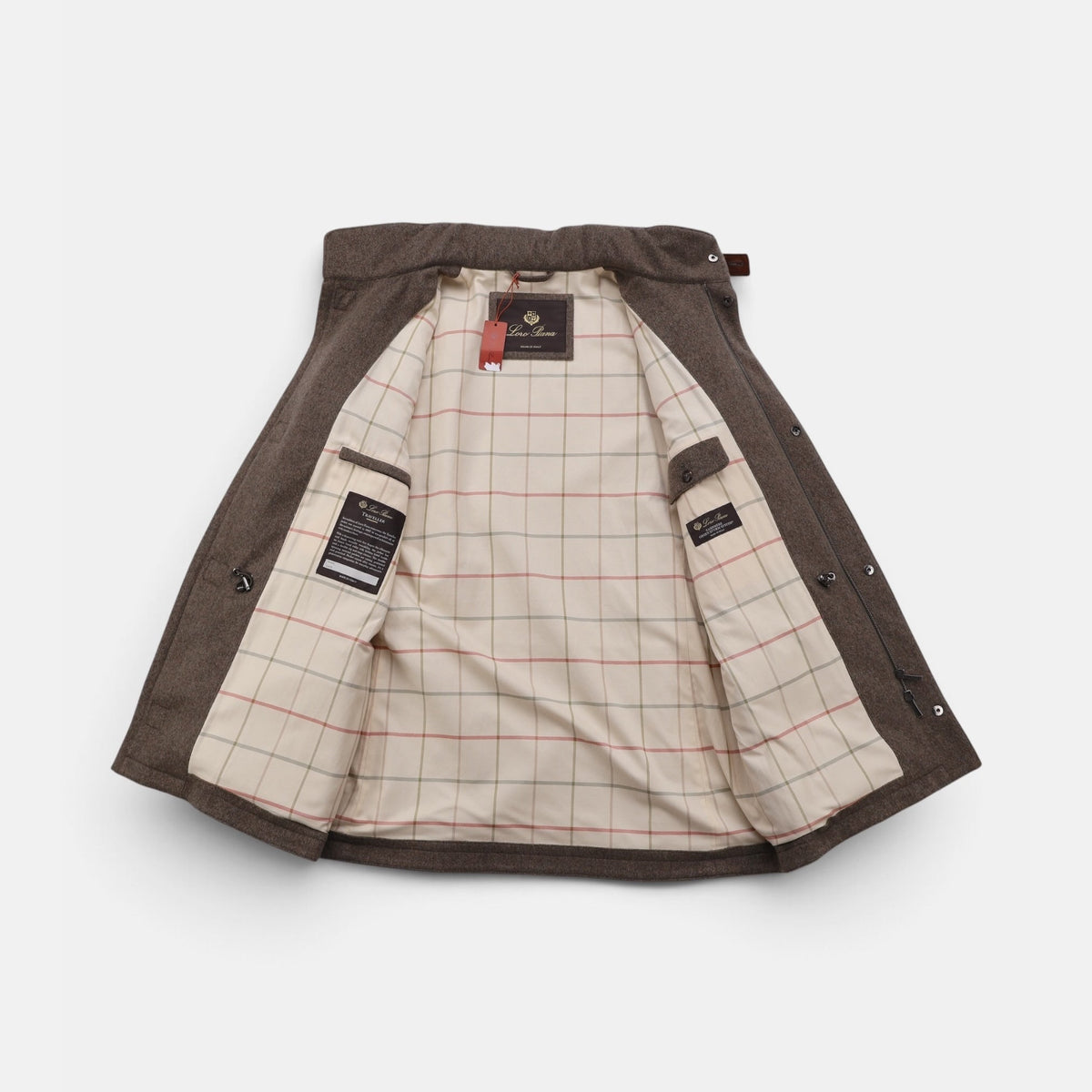 Loro Piana Cashmere Traveller Parka Taupe (EU 52)