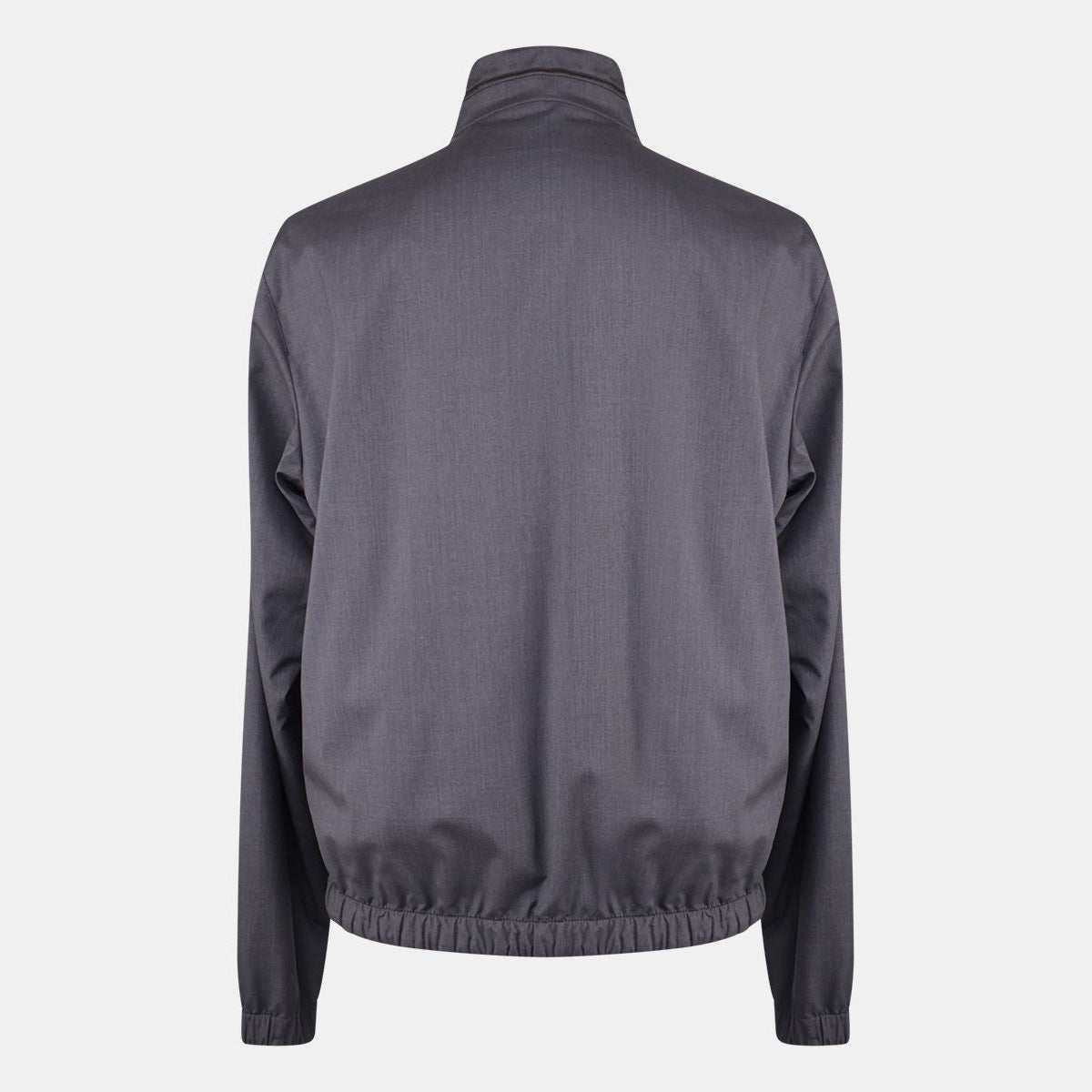 Zegna Wool Silk Reversible Bomber Jacket Navy (EU 48)