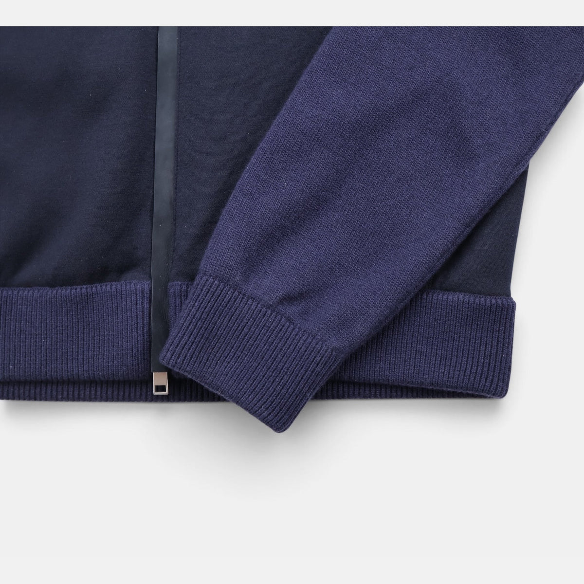 Zegna Wool Cashmere Silk Bomber Jacket Deep Purple (EU 48)