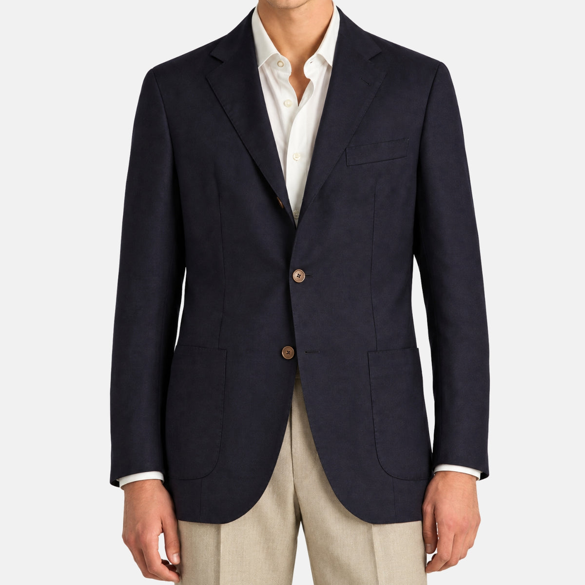 Loro Piana Cashmere Rain System Voyager Jacket Navy (EU 50)