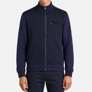 Zegna Wool Cashmere Silk Bomber Jacket Deep Purple (EU 48)