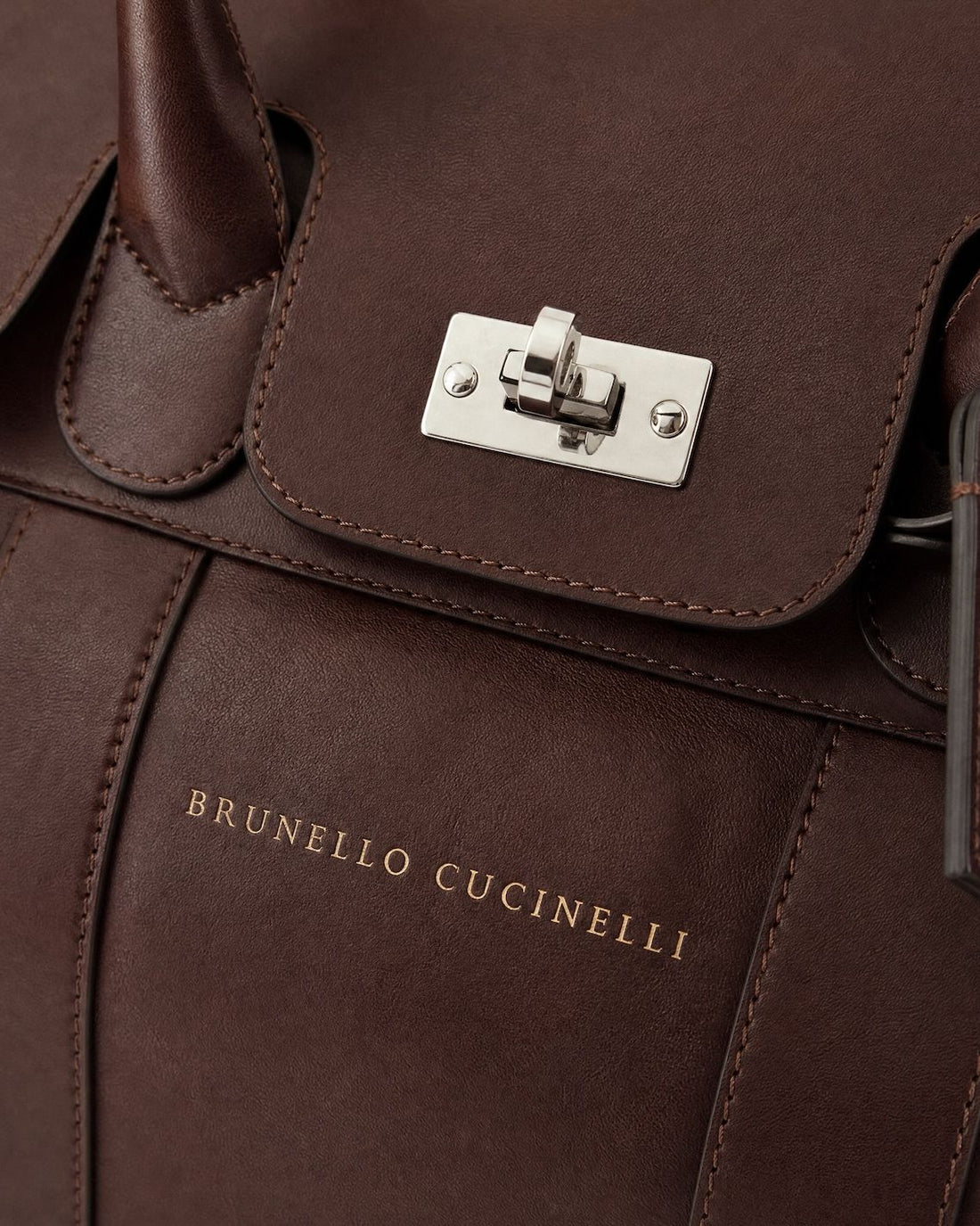 Brunello Cucinelli leather bag, detail