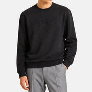Black Sweater made of Cotton/Polyester (XL)