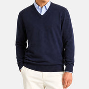 Navy Sweater made of Cashmere (EU 52)