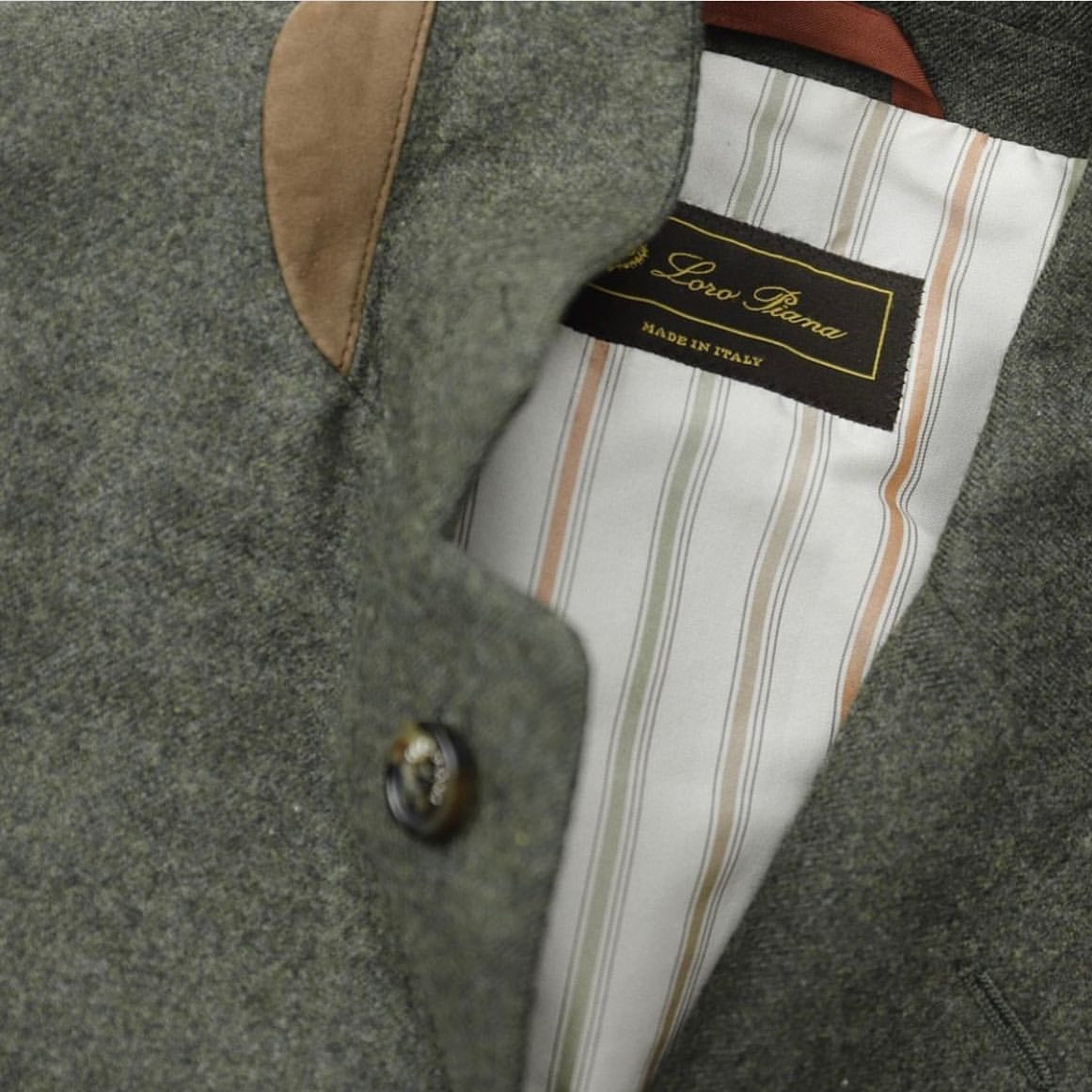 Loro Piana label inside a jacket