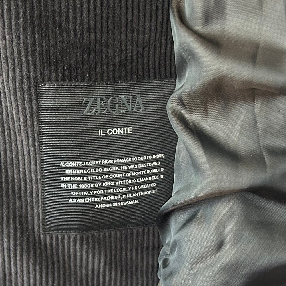 Brown-Anthracite Il Conte Cashco Jacket