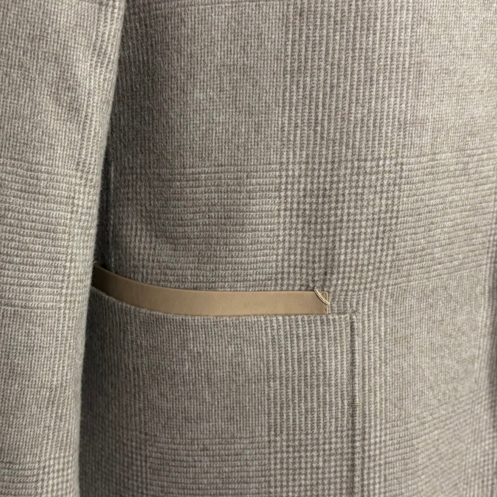 Ecru Patterned Il Conte Cashmere Jacket