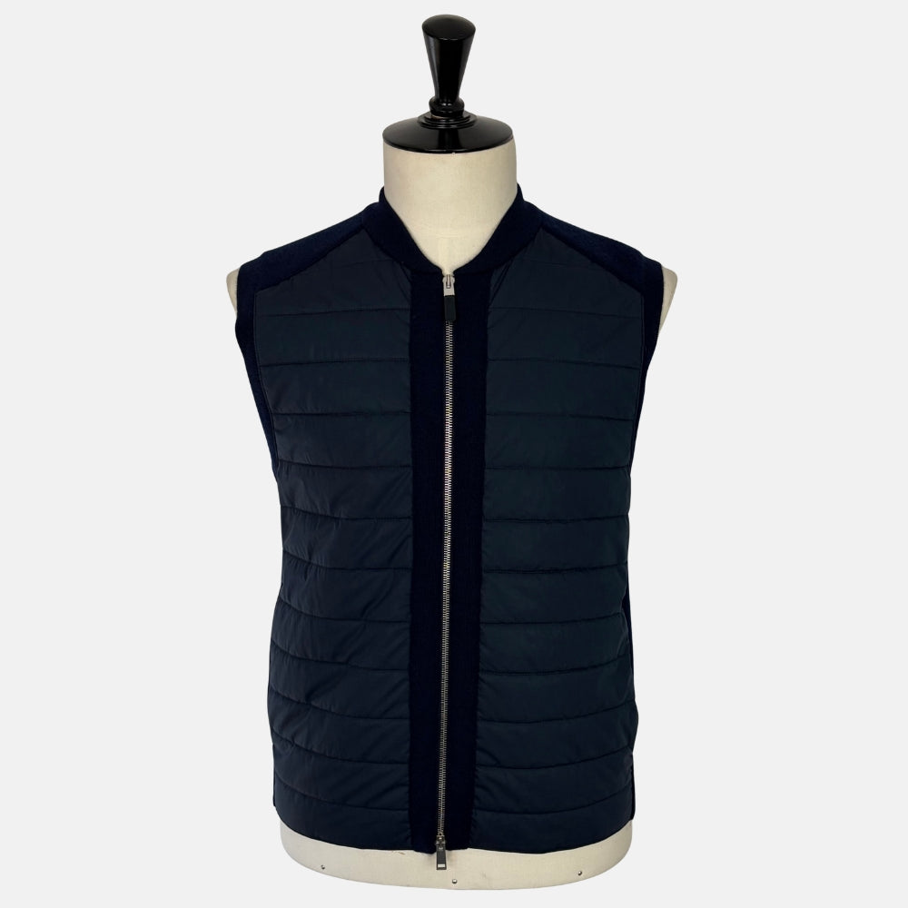 Navy Cashmere Vest