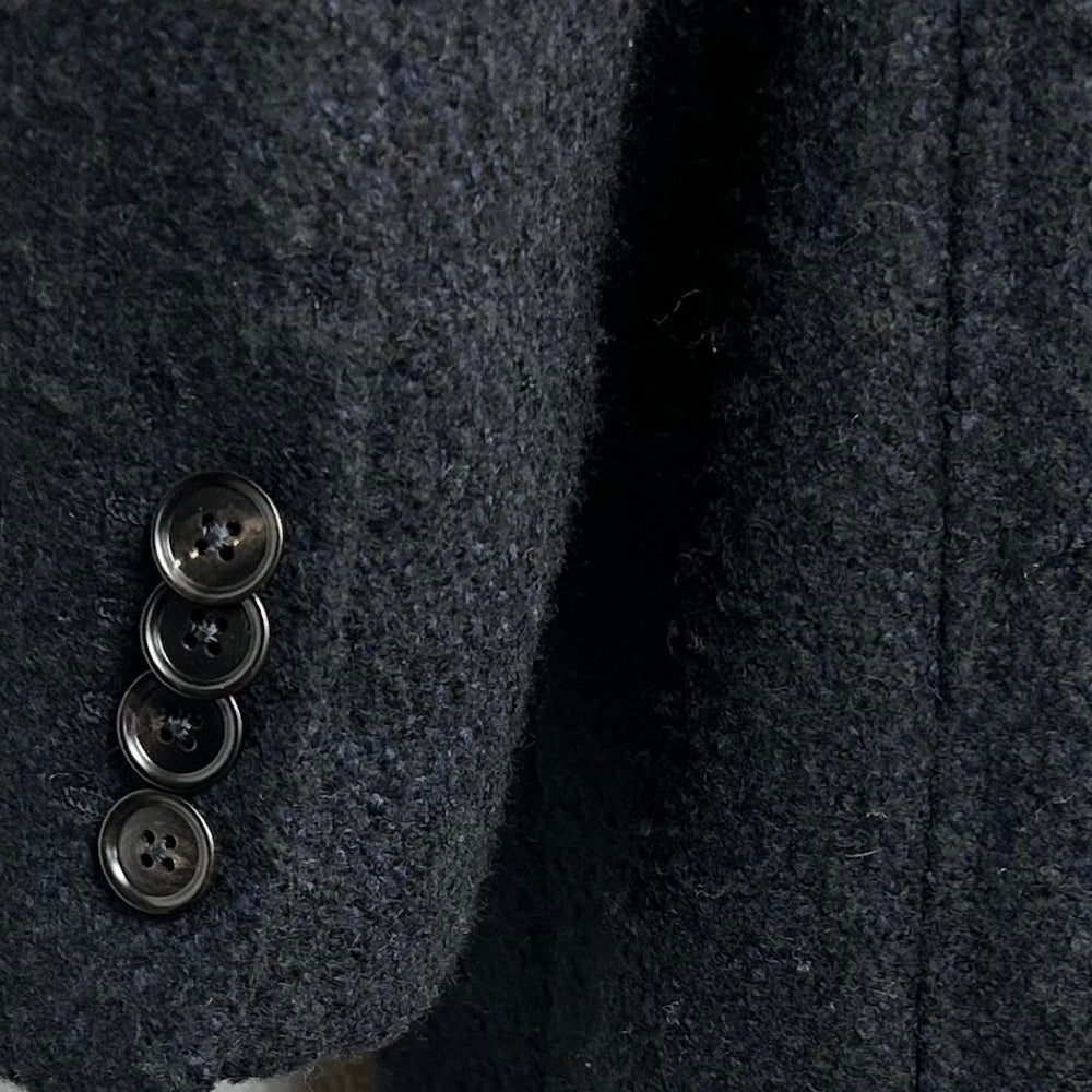 Black-Navy Patterned Coat