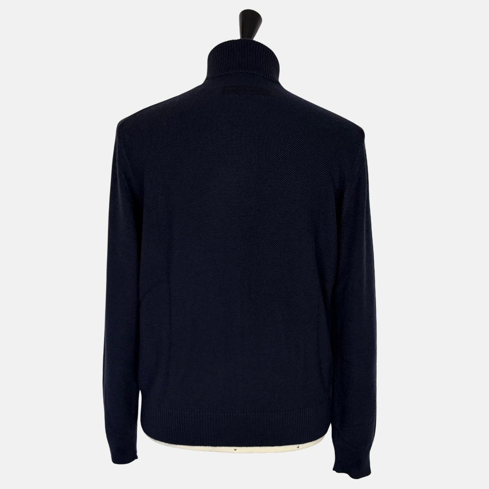 Navy Cashseta Cardigan