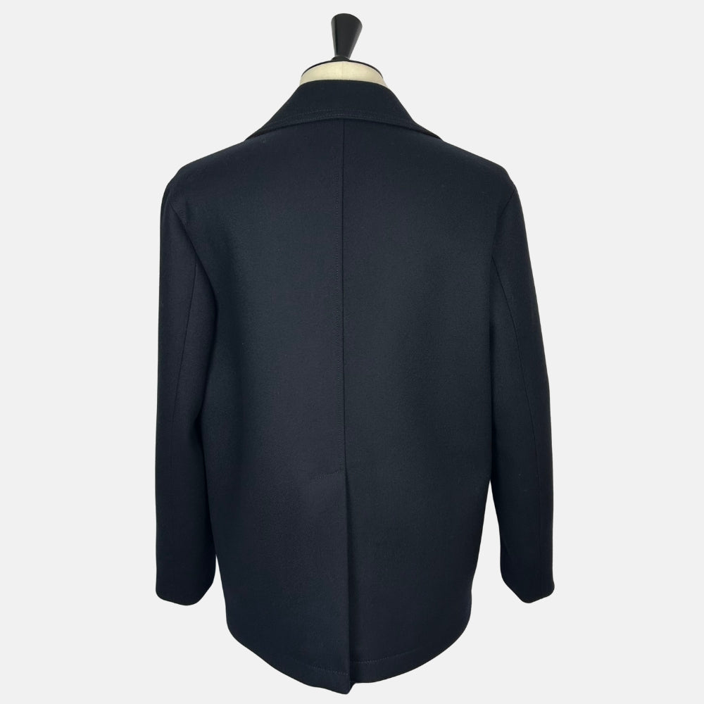 Navy Wool Caban