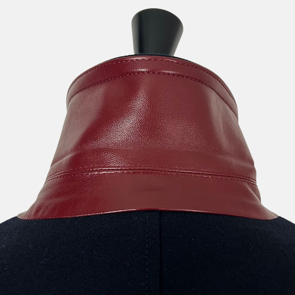 Navy Wool Caban