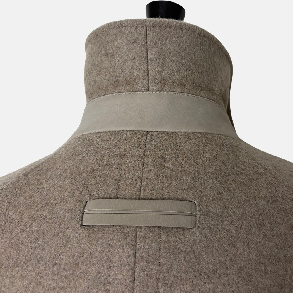Greige Oasi Cashmere Coat