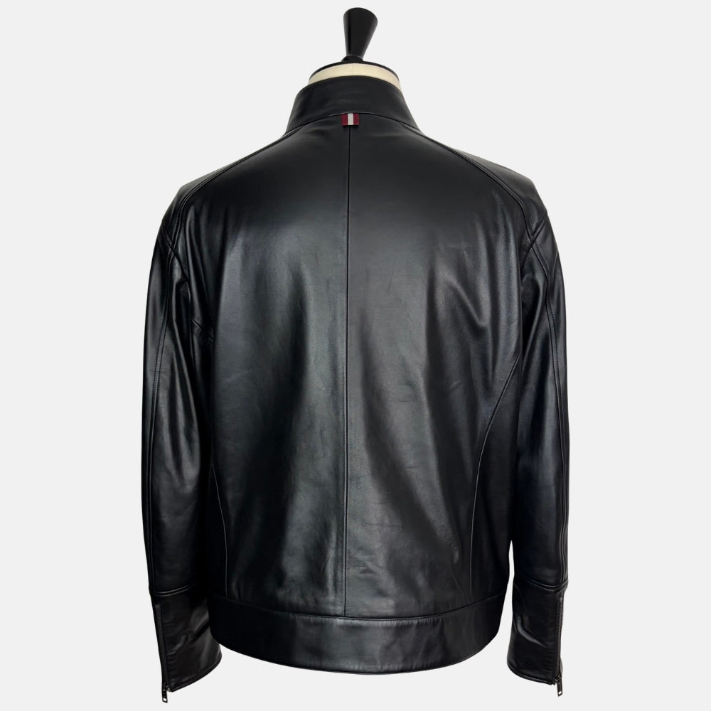 Black Leather Biker Jacket