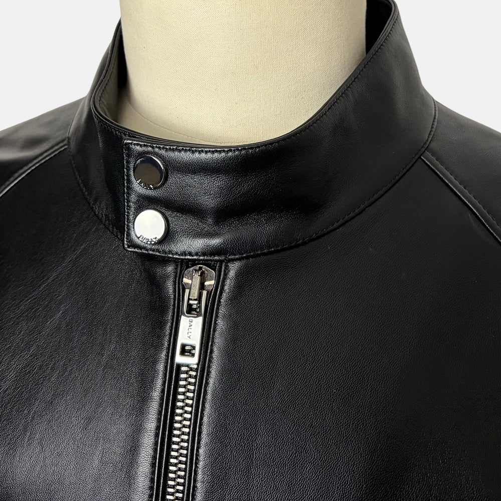 Black Leather Biker Jacket