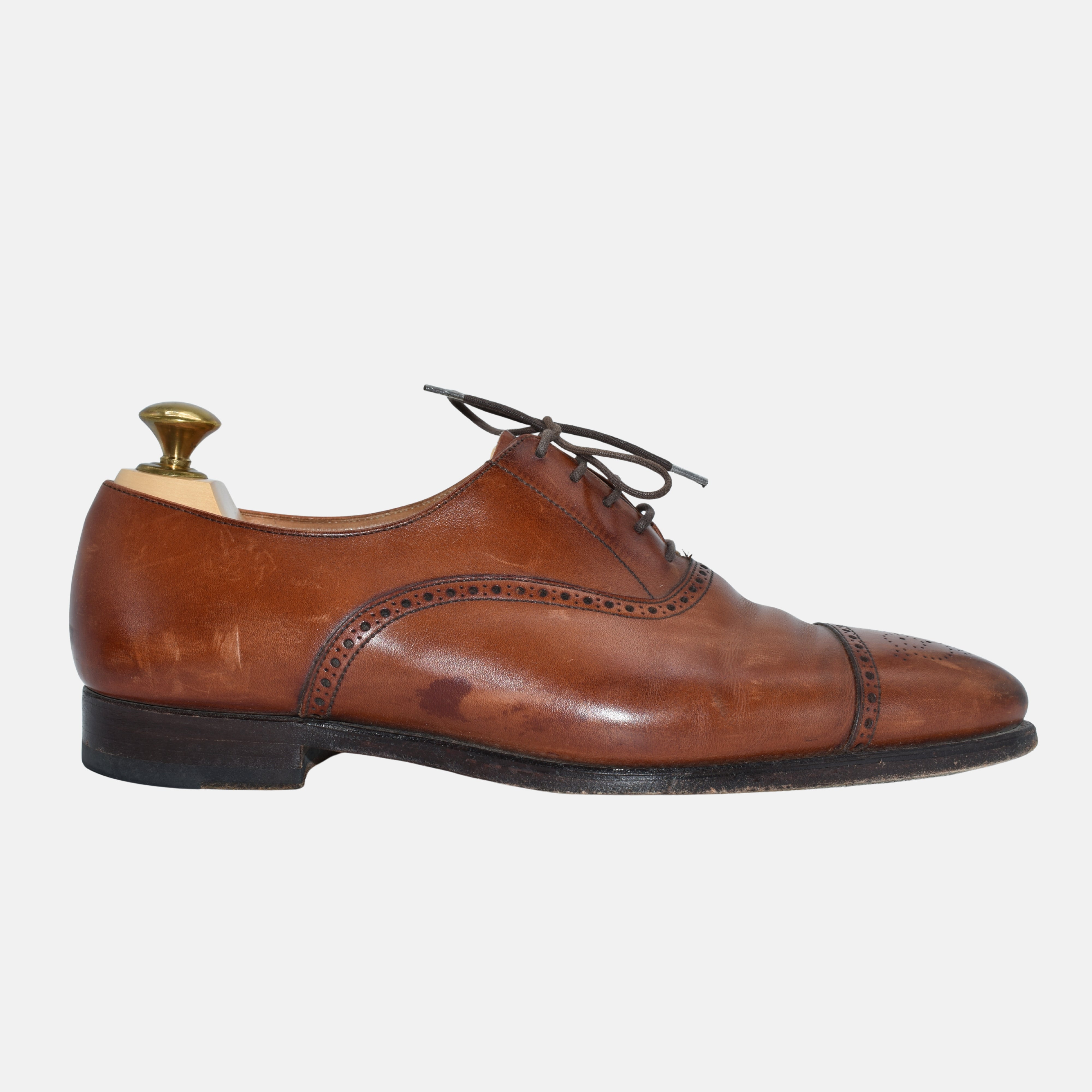 Cognac Shoes made of Leather (EU 42)