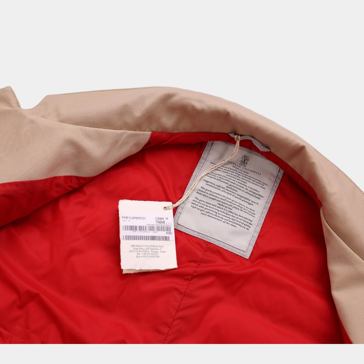 Down Gilet Beige