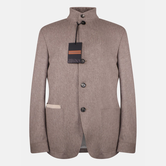 Zegna 15-mil-15 Merino Il Conte Jacket Beige (EU 48)