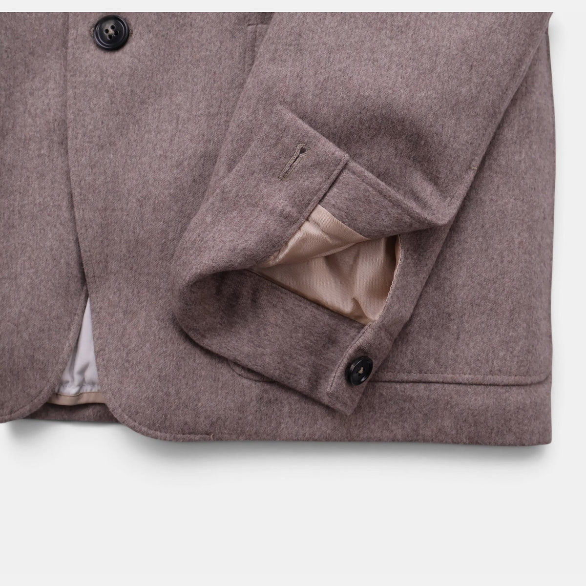 Zegna 15-mil-15 Merino Il Conte Jacket Beige (EU 48)