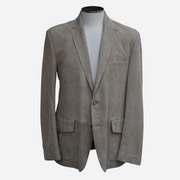 Beige Sport Coat made of Suede