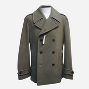 Olive Coat made of Wool/Cashmere