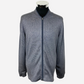Blue/Grey Patterned Blouson made of Silk/Cotton