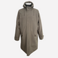 Beige Parka made of Polyester/Cashmere with Suede