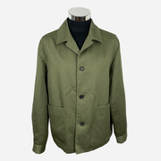 Olive Overshirt made of Cotton/True Hemp