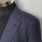 Blue Patterned Suit Made of Wool (15 MilMil 15)