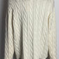 Cream Sweater made of Cotton