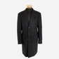Black/Charcoal Patterned Coat made of Cashmere