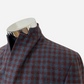 Bordeaux-Blue Blazer made of Wool/Cashmere