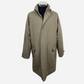 Beige Parka made of Polyester/Cashmere with Suede
