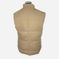 Beige Down Vest made of Polyester/Nylon