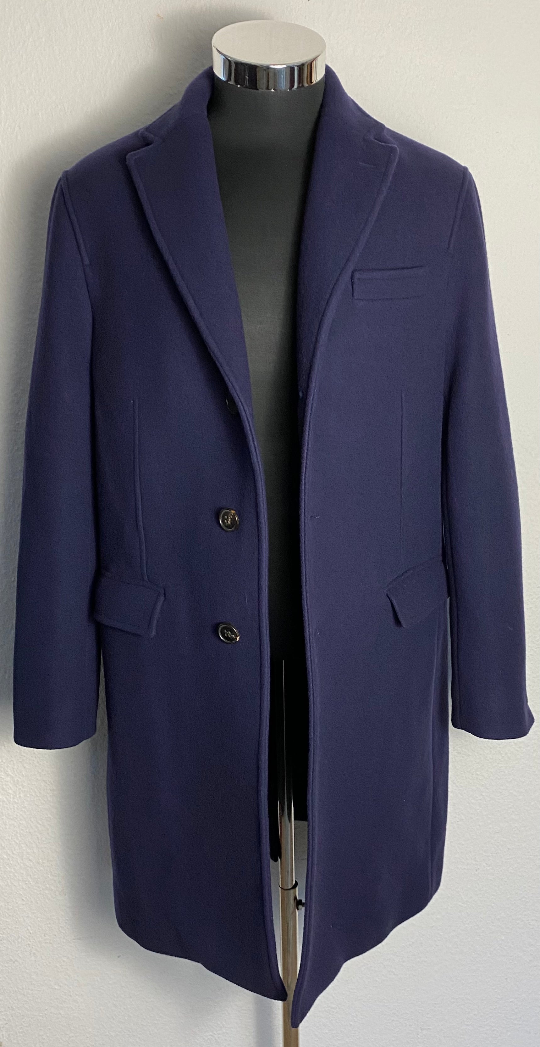 Navy Coat made of Wool (52)