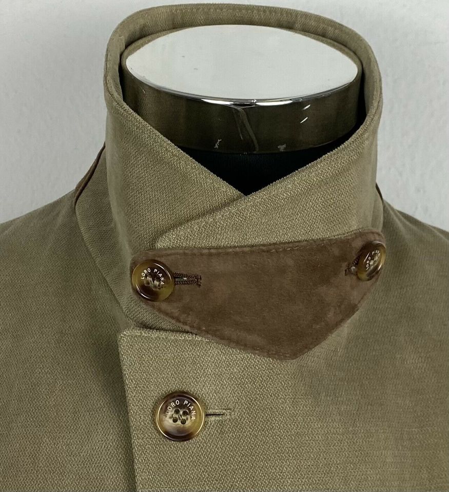 Light Olive Coat made of Cotton (48/US 38R)