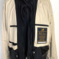 Black Defender's Bow Jacket made of Virgin Wool/Nylon