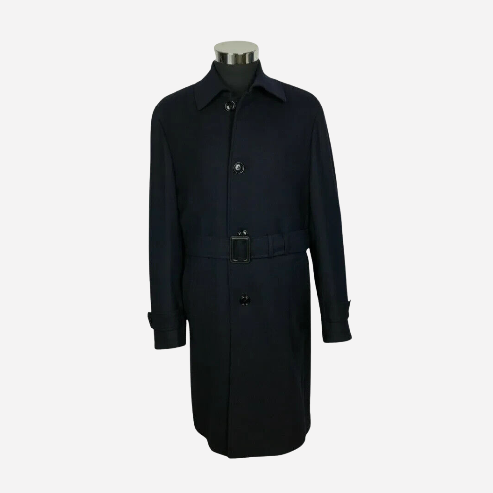 Navy Coat made of Wool (48)