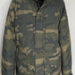 Green Camouflage Parka made of Polyester