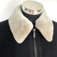 Black Shearling Jacket made of Cashmere/Lambskin