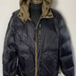 Dark Taupe Down Jacket made of Polyester