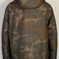 Green Camouflage Parka made of Polyester