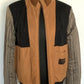 Brown Bomber Jacket made of Nubuk Leather
