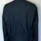 Dark Navy Jacket made of Polyester with Suede Details